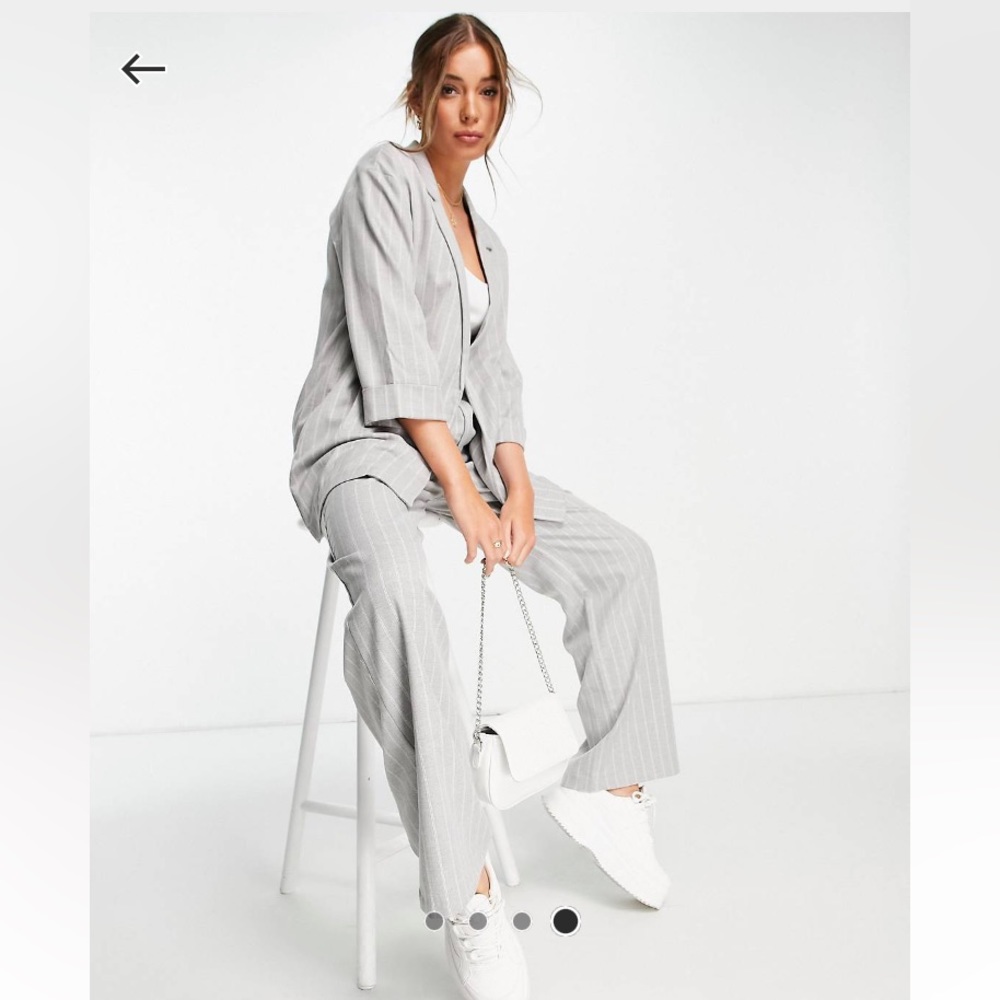 ASOS stradivarius pinstripe blazer